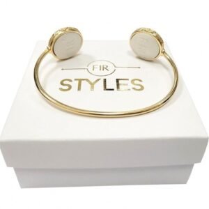 Pulsera- Brazalete FIR-Style Baño en Oro